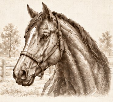Horse Feed illustration